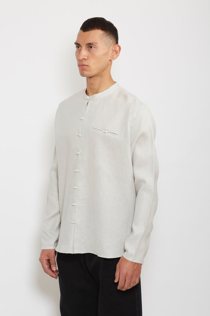 Gacho: Avalon Grey Linen Shirt