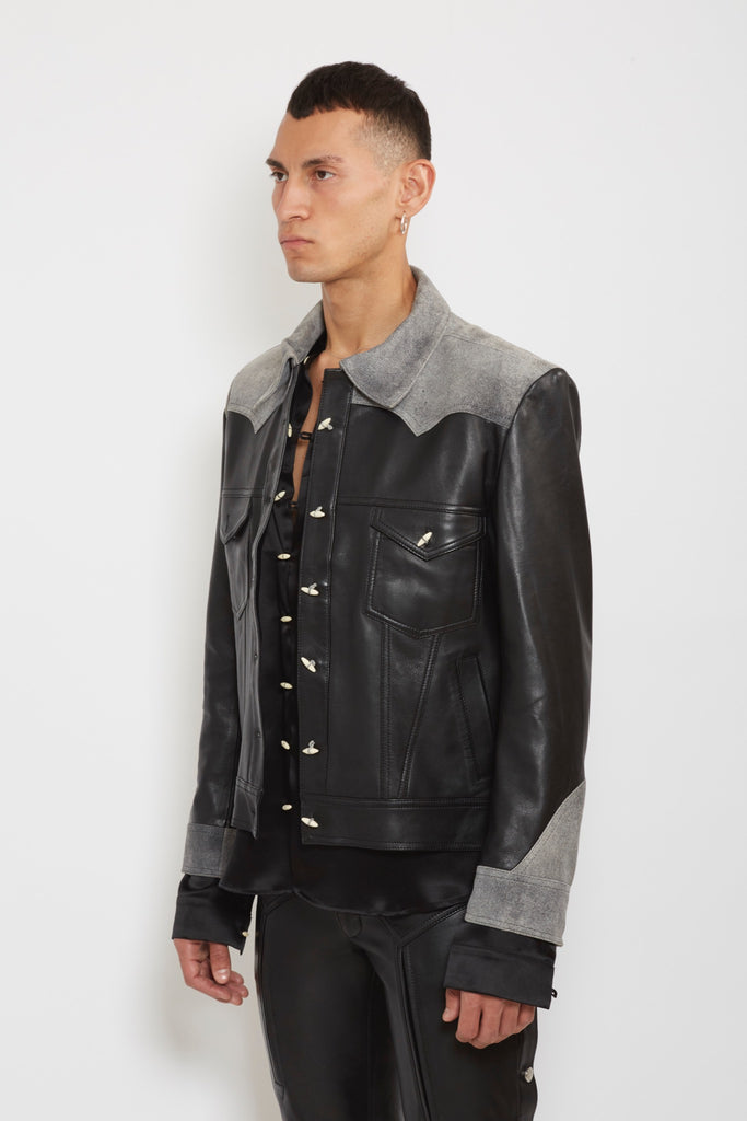 Mamey: Leather Jacket
