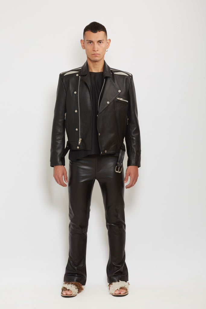 Machete: Black Leather Jacket